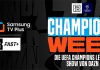 UEFA Champions League Show auf Samsung TV Plus
