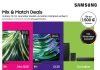 Mix & Match Dea!s für TV- und Audio-Produkte von Samsung