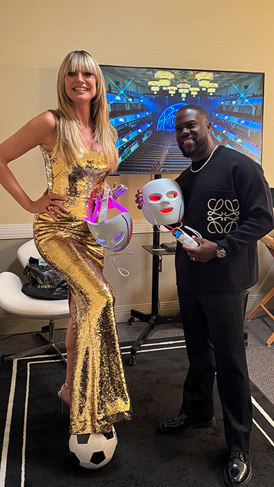Heidi Klum Kevin Hart Shark CryoGlow