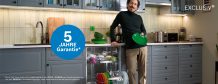 Bosch: 5 Jahre Garantie auf Exklusiv Geschirrspüler