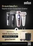 Braun startet Gutschein-Aktion mit Kapten & Son
