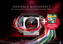 AEG und Ariel starten Kampagne für bessere Waschergebnisse