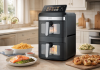 Neue Heißluftfritteuse AirFry Duo Tower von Caso Design