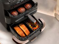 Tefal: Drei Garzonen in einer Heißluftfritteuse